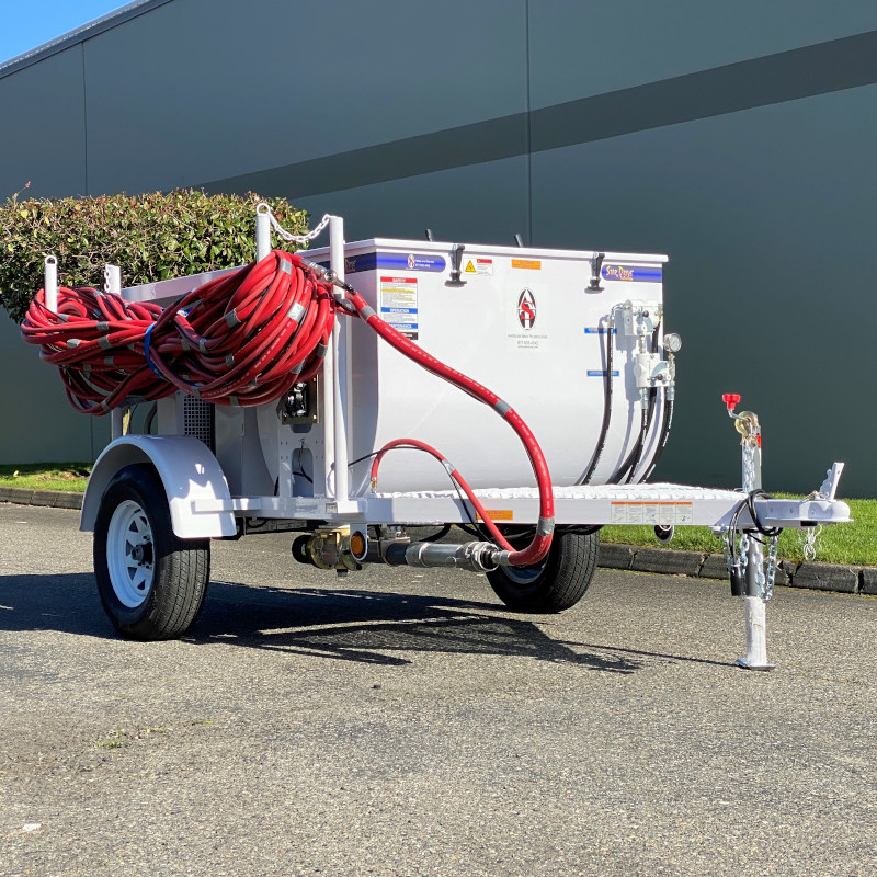 Trailer spray rig